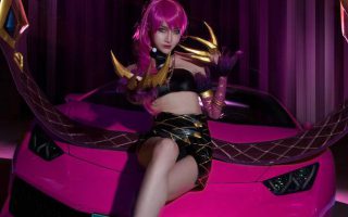 KDA 女团 伊芙琳×阿狸cos